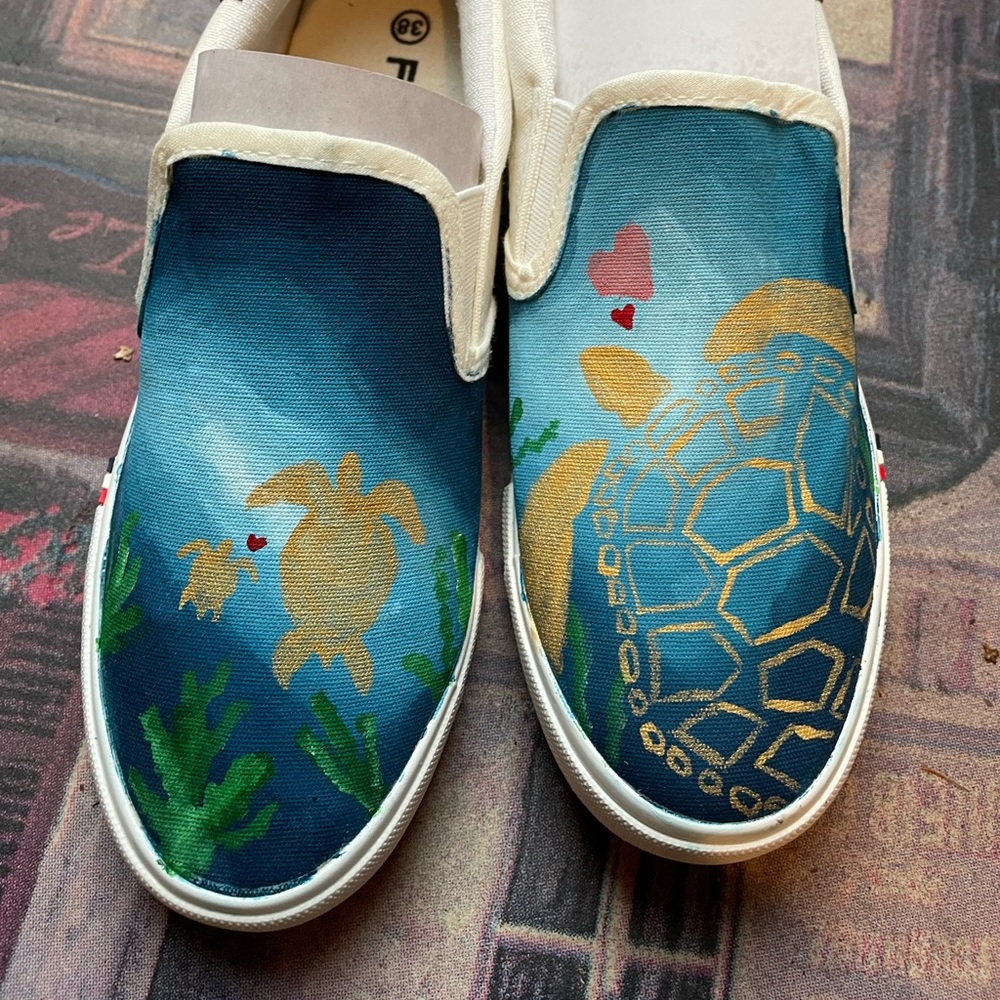 CUSTOM PAINTED SHOES